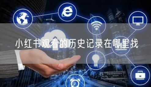 小红书观看的历史记录在哪里找