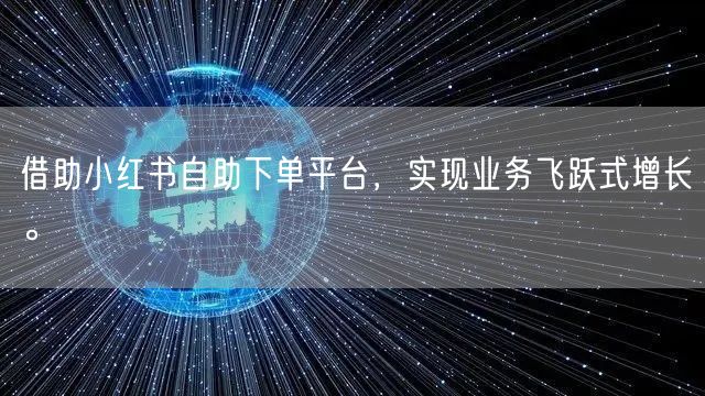 借助小红书自助下单平台,实现业务飞跃式增长。