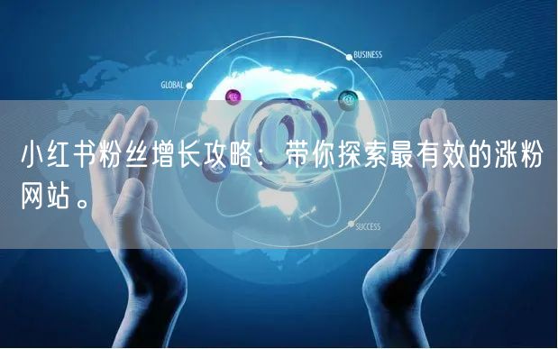 小红书粉丝增长攻略：带你探索最有效的涨粉网站。