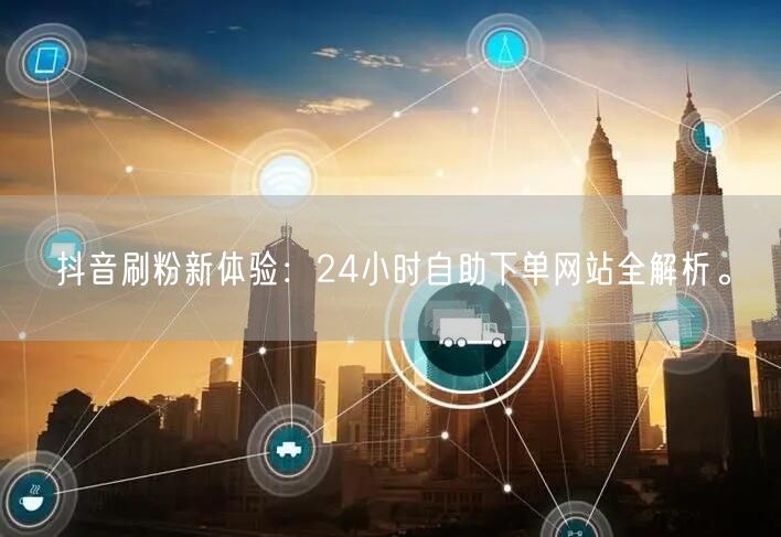 抖音刷粉新体验：24小时自助下单网站全解析。