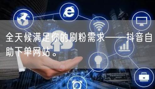 全天候满足你的刷粉需求——抖音自助下单网站。