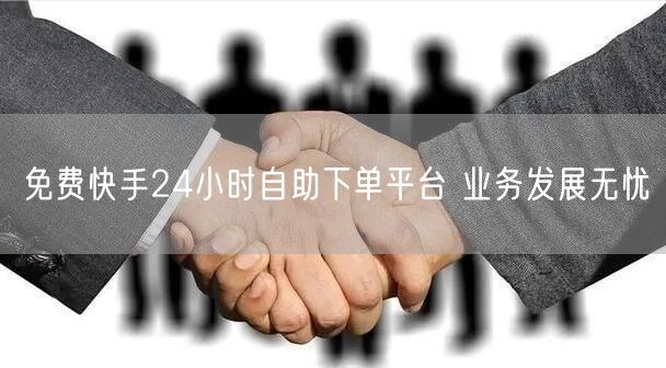免费快手24小时自助下单平台 业务发展无忧